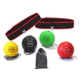 thumbnail image 3 of Boxeo Ball Diadema Ejercicio Mma con bolsa de almacenamiento Fitness Ajustable 2 Diadema 4 Pelota Zulema Pelota de reflejos de boxeo, 3 of 8