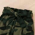 thumbnail image 6 of 4T Girls Pants Set Daddy's Girl Baby Clothes Long Sleeve Ruffle Shirt Tops with Camo Pants Toddler Girl Outfits, 6 of 7