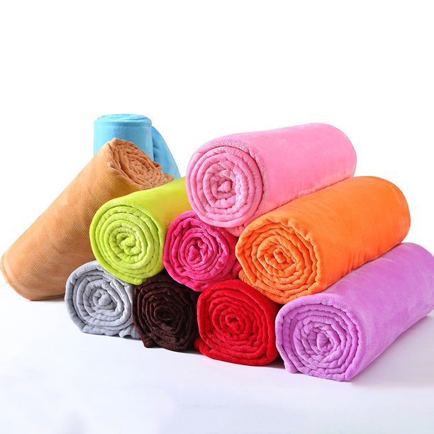 Cheers.US Wholesale Soft Cozy Fleece Blankets 18.11" x 25.59" Comfy