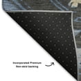 thumbnail image 5 of Addison Rugs Mayfield Premium Machine Washable Transitional Tribal Blue Rectangle Rug, 1'8" x 2'6", 5 of 6