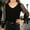 Black, variant on Sparkly V-Neck Long Sleeve Blouse for Girls Loose Fit Casual Party Top Tweens Teens Festive Celebration Shirt