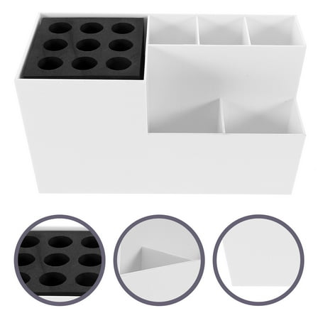 Supvox Sturdy White Hair Tool Holder for Organizing Combs and Scissors