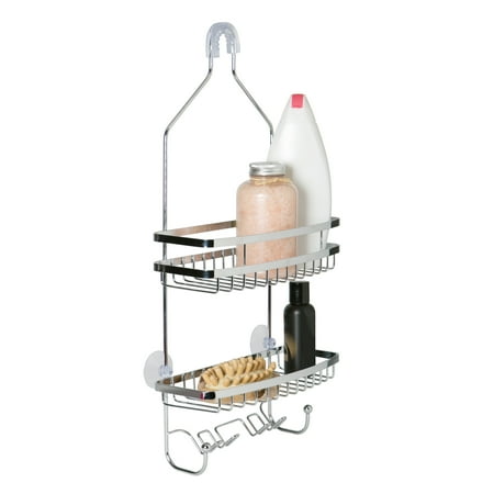 Chrome Bath Caddie - Bath Bliss Venice Shower Caddy in Chrome