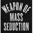 thumbnail image 2 of Weapons of Mass Seduction Joke Plus Size Crewneck Graphic Tee Shirt Brisco Brands 2X, 2 of 5