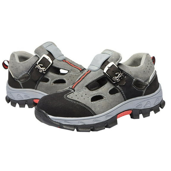 Safety Shoes Men's Lightweight Steel Toe Shoes Non-slip Protective Shoes Work Shoes Sporty Breathable 5.5-10.5