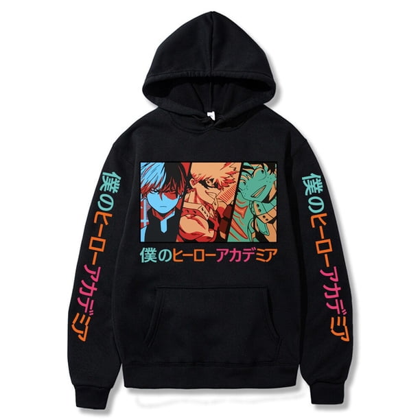 Anime Clothes My Hero Academia Hoodie Shoto Todoroki Bakugou Deku Boku No Hero Academia Sweatshirt Hoodies Hoodie