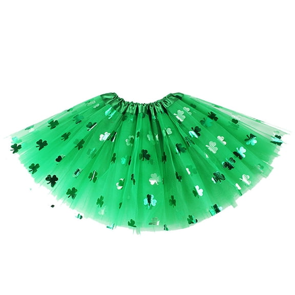 Tarmeek St.Patricks Day Decorations St. Patrick's Day Party Costume Accessories Set Tu-tu Skirt, Beaded Necklace, Green Sleeves(Adult) Saint Patricks Day pillow covers,Patrick's Day Garland