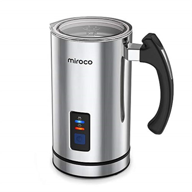 Miroco Milk Frother, Electric Milk Steamer Stainless Steel, Automatic Miroco Stainless Steel Milk Steamer And Automatic Foam Maker