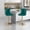Green-Golden Leg, variant on AOOWOW Swivel Velvet Barstools Adjusatble Seat Height from 25-33 Inch, Modern Upholstered Chrome base Bar Stools Set of 2