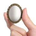 thumbnail image 3 of Dollhouse Mirror, Dollhouse Miniature Mirror 4 PCS Enmarcado Rose Patrón Para El Hogar, 3 of 7