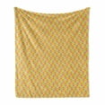 thumbnail image 1 of Fruit Soft Flannel Fleece Blanket, Citrus Fruits Themed Squares Grid Lemon Lime Grapefruit Orange and Tangerine Pattern, Cozy Plush for Indoor and Outdoor Use, 60" x 80", Multicolor, by Ambesonne, 1 of 6