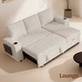 thumbnail image 6 of 85" Modular 3 Seat L Shaped Couch with comfortable Backrest|USB Ports|Cup Holders|Side Table|Storage Chaise Armrests, 6 of 8