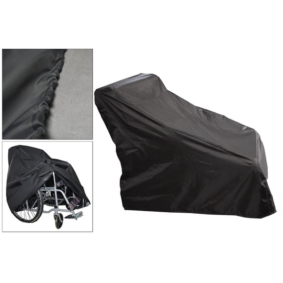Cubierta de silla de ruedas Yinane impermeable Oxford ligero de polvo M
