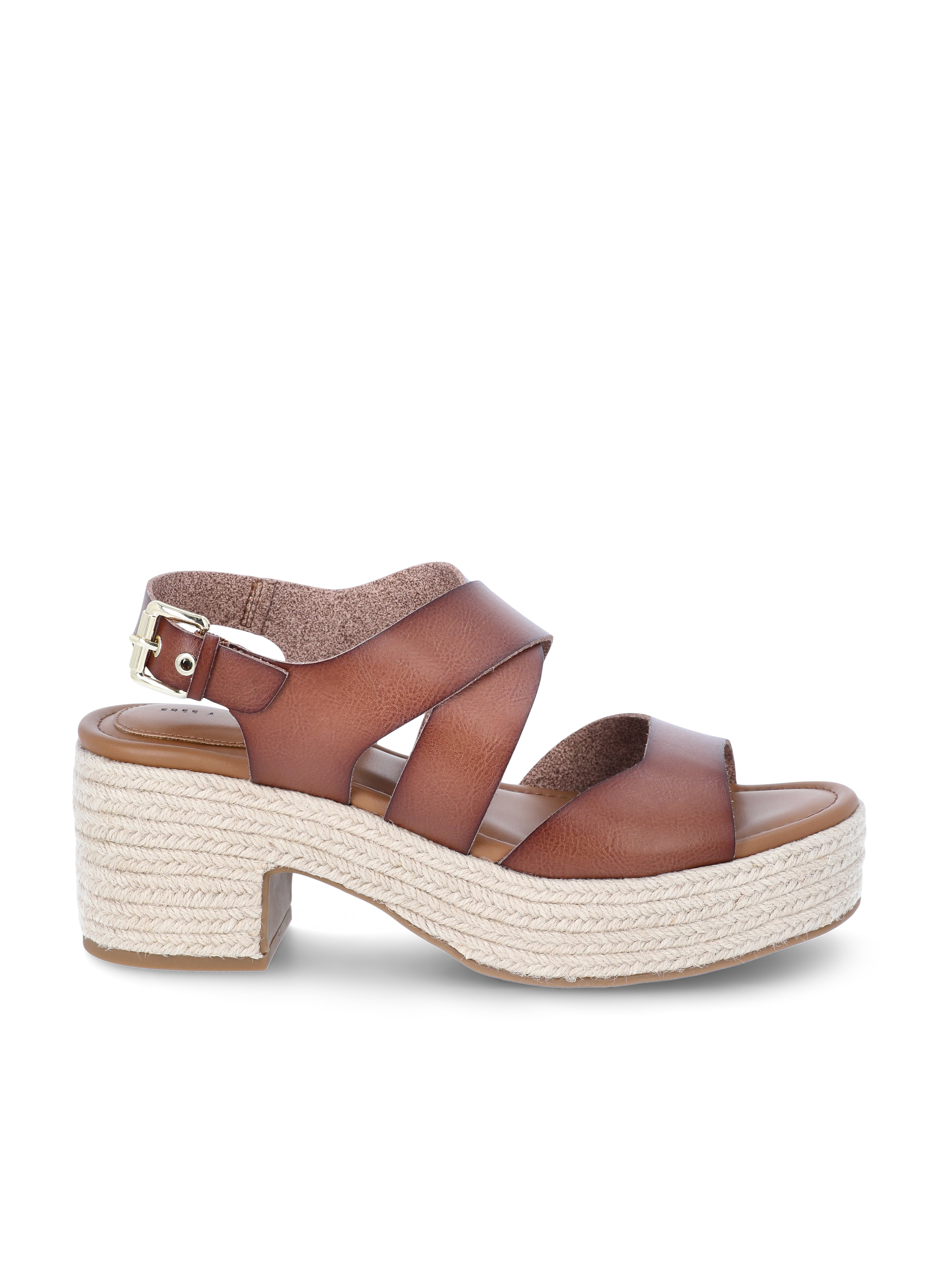 Free Assembly Women's Strappy Platform Block Heel Sandals