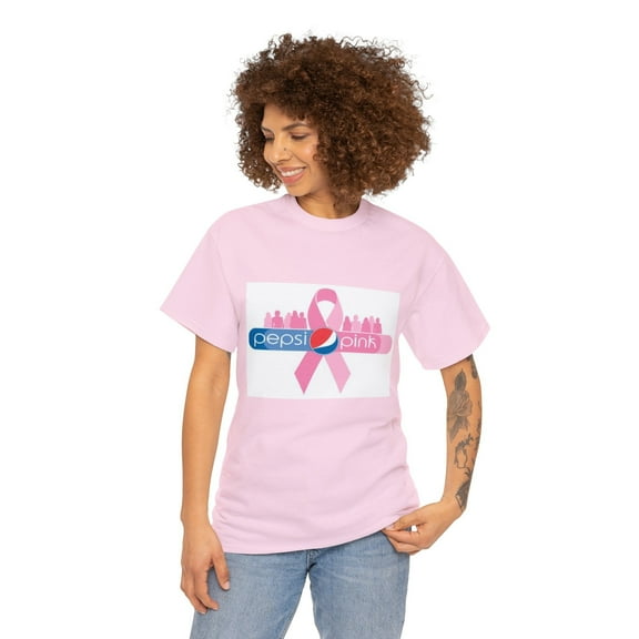 Pepsi and Pink (cancer shirt) Unisex Heavy Cotton Tee