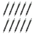 thumbnail image 1 of 10 Silver Accent Grip Plastic Pens Pack - Click action, Rubber Grip - Black, 1 of 5