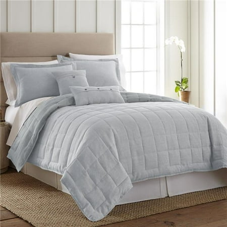 American Heritage Textiles Y45126 90 X 90 In Light Blue 3 Piece