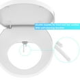 thumbnail image 5 of Bidet Toilet Seat, Elongated Bidet Toilet Seat with Cleaning Modes,Bidet Attachment for Toilet, Elongated Toilet Bidet, Elongated Toilet Seat, Bidet Sprayer, 5 of 8