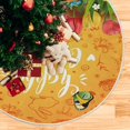 thumbnail image 5 of FMSHPON Easter Xmas Christmas Tree Skirt Stand Mat for Holiday Party Decoration Indoor Outdoor 48 inches, 5 of 6