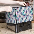 thumbnail image 6 of KLL Palm Leaves Print 4 Slice Toaster Dust Covers Kitchen Small Appliance Cover with 2 Pockets,Can hold Jam Spreader Knife & Toaster Tongs (12.4 x 10.6 x 8.2), 6 of 6