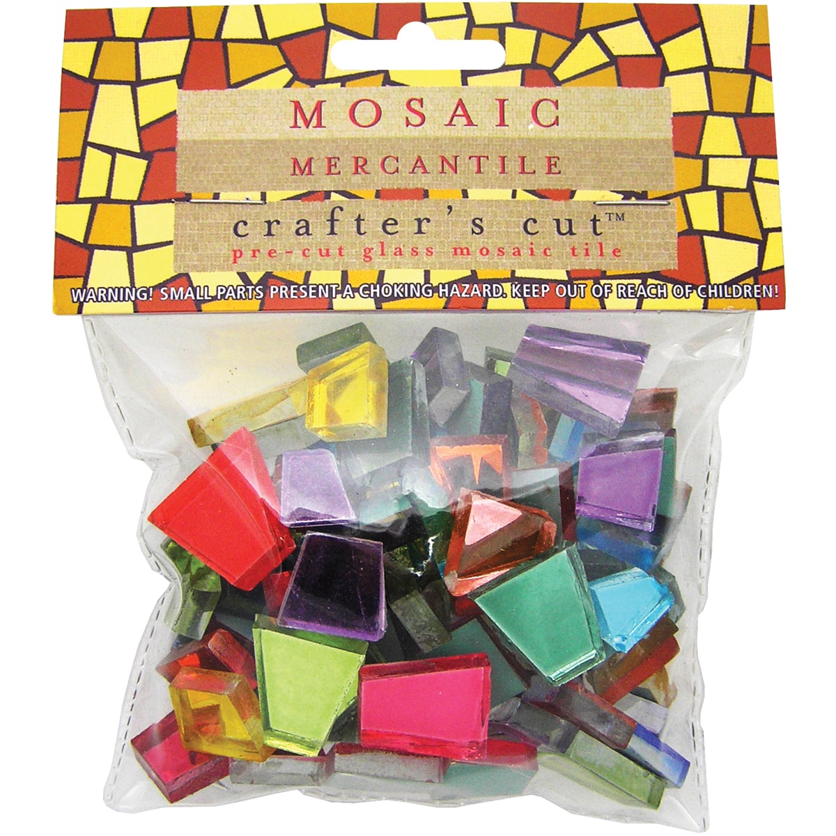 Mosaic Mercantile CC-MR Crafters Cut Colored Mirrors 1-2 Pound-Pkg-Assorted - image 2 of 2
