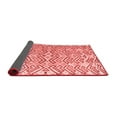thumbnail image 2 of Ahgly Company Indoor Round Abstract Red Modern Area Rugs, 7' Round, 2 of 4