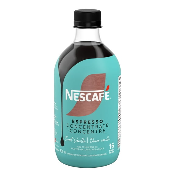 Nescafe Concentré d'Expresso Douce Vanille, Café Aromatisé Concentré
