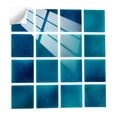 thumbnail image 4 of 10 Pieces of Geometric Square Grid Pattern Wall Stickers Fmb314 10*10Cm, Pvc Adhesive Tile Stickers 10Pcs Geometric Square Grid Wall Stickers for Kitchen Floor Furniture, 4 of 5