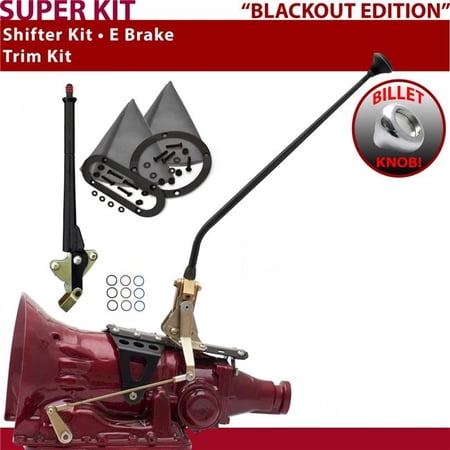 American Shifter AOD Shifter Kit Black 23 in. E Brake Trim Kit for F4120