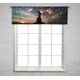 thumbnail image 1 of Cortina Valance ABPHQTO Estatua de la libertad en la bandera EE. UU. Amanecer Fuegos artificiales 45x130 cm, 1 of 1