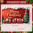 thumbnail image 5 of Festive Design Merry Christmas Holiday Train Decoration Santa Claus Banner for Christmas Party Winter Celebration Family Gathering, 5 of 9
