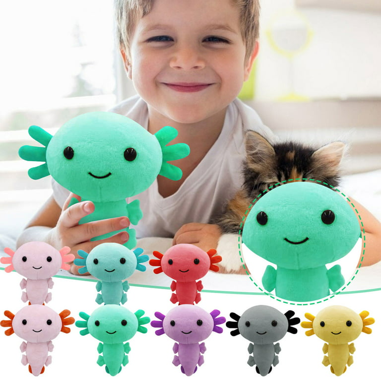 Kawaii Axolotl Plush Toys Salamander Stuffed Animals Doll Birthday