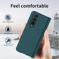 thumbnail image 7 of Dteck Case for Samsung Galaxy Z Fold 4,Shockoof Armor Case Hinge Protection Built-in Screen Protector Hard PC Cover for Galaxy Z Fold4 5G with Pen Stylus,Cyan, 7 of 7