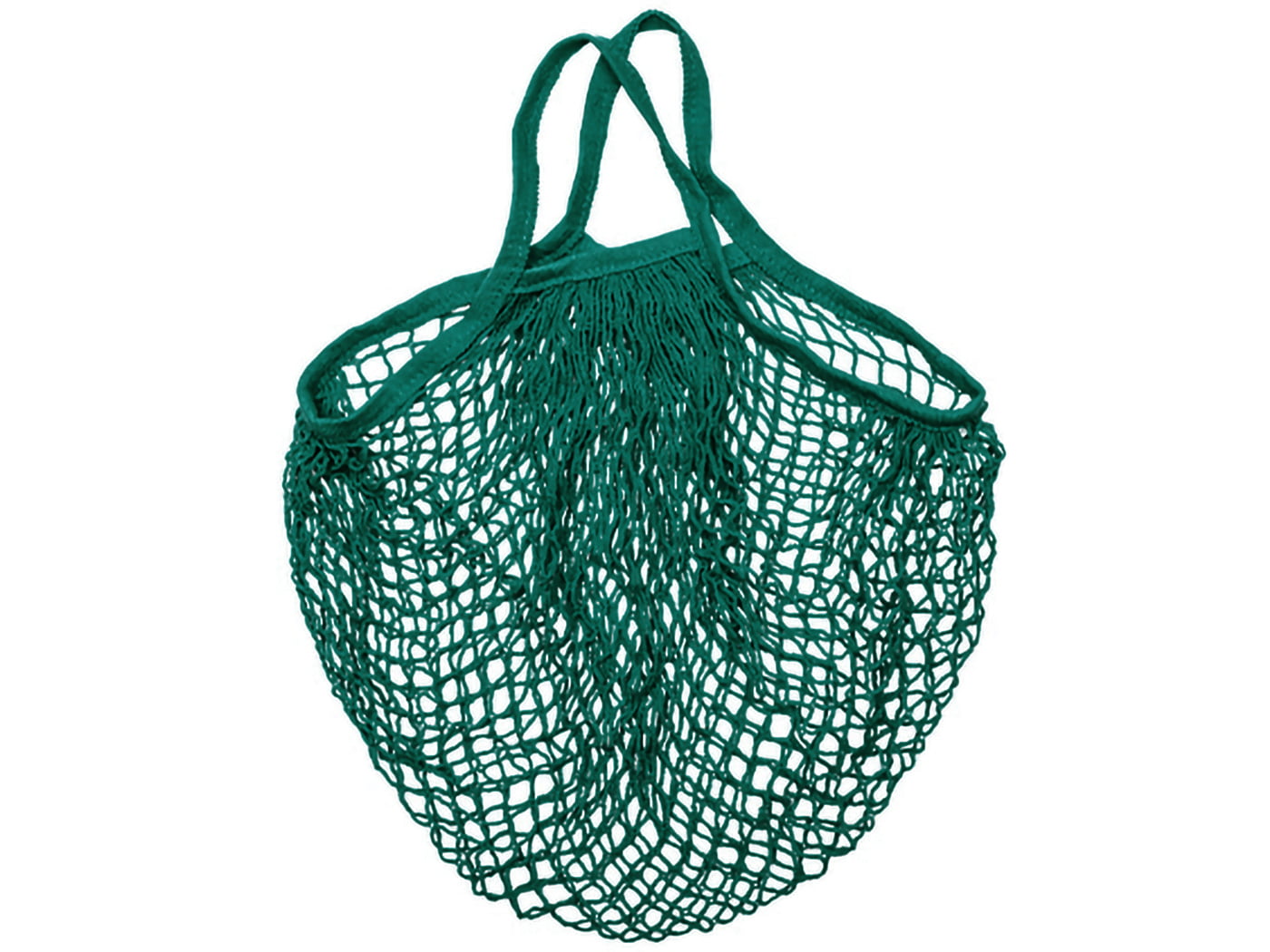 1PC SURDOCA Natural Cotton Net String Shopping Tote Bag,Long Handle Reusable Produce Cotton Mesh Bag 