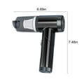 thumbnail image 3 of Tuphregyow Portable Cordless Car Vacuum Cleaner - Foldable Dust Buster with Powerful Suction and Filter - Perfect for Small Spaces Cleaning Black, 3 of 7