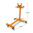 thumbnail image 3 of Performance Tool W41025 Rotating Vehicle Engine Block Stand, 1/2 Ton (1,000 Lbs.) Capacity - Yellow, 3 of 9