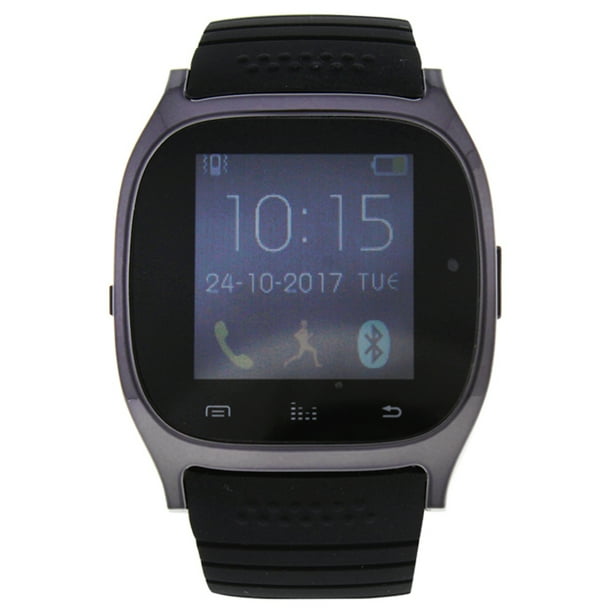 Reloj inteligente con correa de silicona EK-C1 Montre Connectee, color negro, de Eclock, unisex, 1 unidad