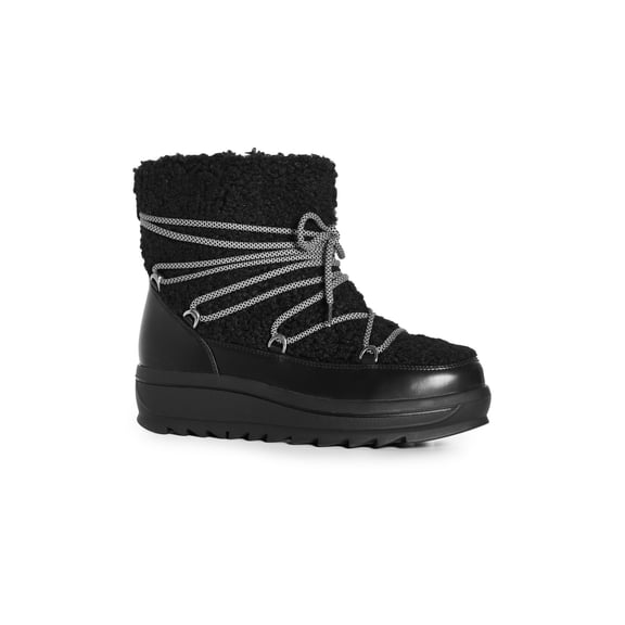 Avenue Women's Wide Width Darby Faux Fur Cold Weather Boot