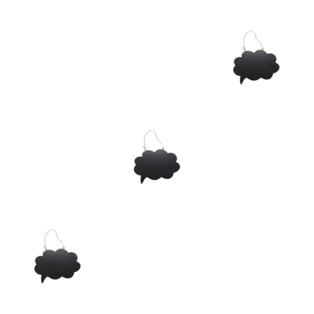 Bewildely Tablero de densidad Signo de bienvenida Reemplazo de doble cara Decorativo Casa de té Aula Boda Pizarra Decoración Nube Type1 NO1