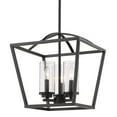 thumbnail image 6 of Golden Lighting Mercer 3-light Pendant in Matte Black, 6 of 7