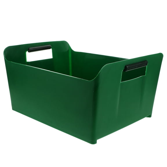 FONDOTIN Plastic Beer Bottle Storage Bin Organizer with Lid, Beverage Bottle Holder for Home, Bar, Kitchen