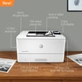 thumbnail image 4 of HP LaserJet Pro M404 M404dn Laser Printer - Monochrome 40 ppm Mono - 4800 x 600 dpi Print - Automatic Duplex Print - 350 Sheets Input - Gigabit Ethernet, 4 of 10