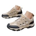 thumbnail image 3 of WEAIXIMIUNG Espadrilles Homme 12.5 Espadrilles Mode pour Homme à Lacets en Cuir Espadrilles Décontractées Confortables Chaussures de Randonnée Chaussures, 3 of 9