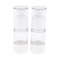 thumbnail image 4 of 2-6 paquetes 2X botellas de vacío de esencia recargables vacías envases de muestra de cosméticos 2 piezas, 4 of 8