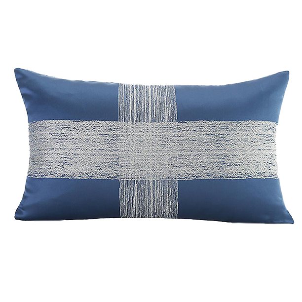 30*50cm Funda de almohada azul de lujo, sofá decorativo para el hogar, estilo opcional1, 30*50cm