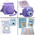 thumbnail image 3 of Fujifilm Instax Mini 9 Instant Film Camera Smokey White + 40 Film Deluxe Bundle, 3 of 12