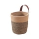 thumbnail image 1 of Cesta tejida para cocina, dormitorio, baño, cesta colgante multiusos. Marrón oscuro, 1 of 9