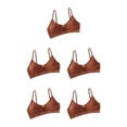 thumbnail image 3 of Minnieouse Sujetador de correa fina copa de tres esquinas sin costuras ahueca hacia fuera sujetadores suaves transpirable sin costura Bralette Type2 NO2, 3 of 6