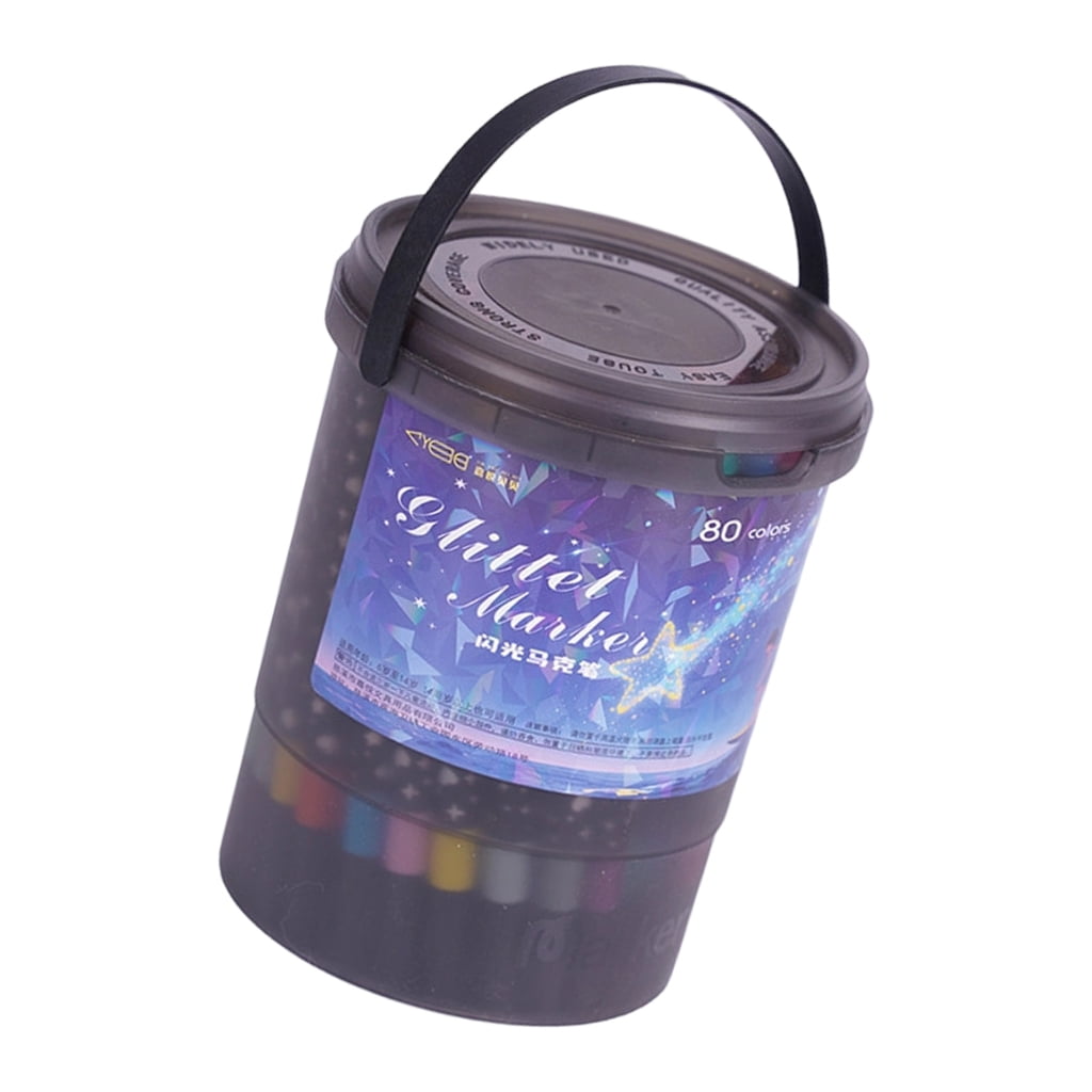 Sparkles Gel Ink Soft Brush Marker for Creative Drawing and Handmade Crafts