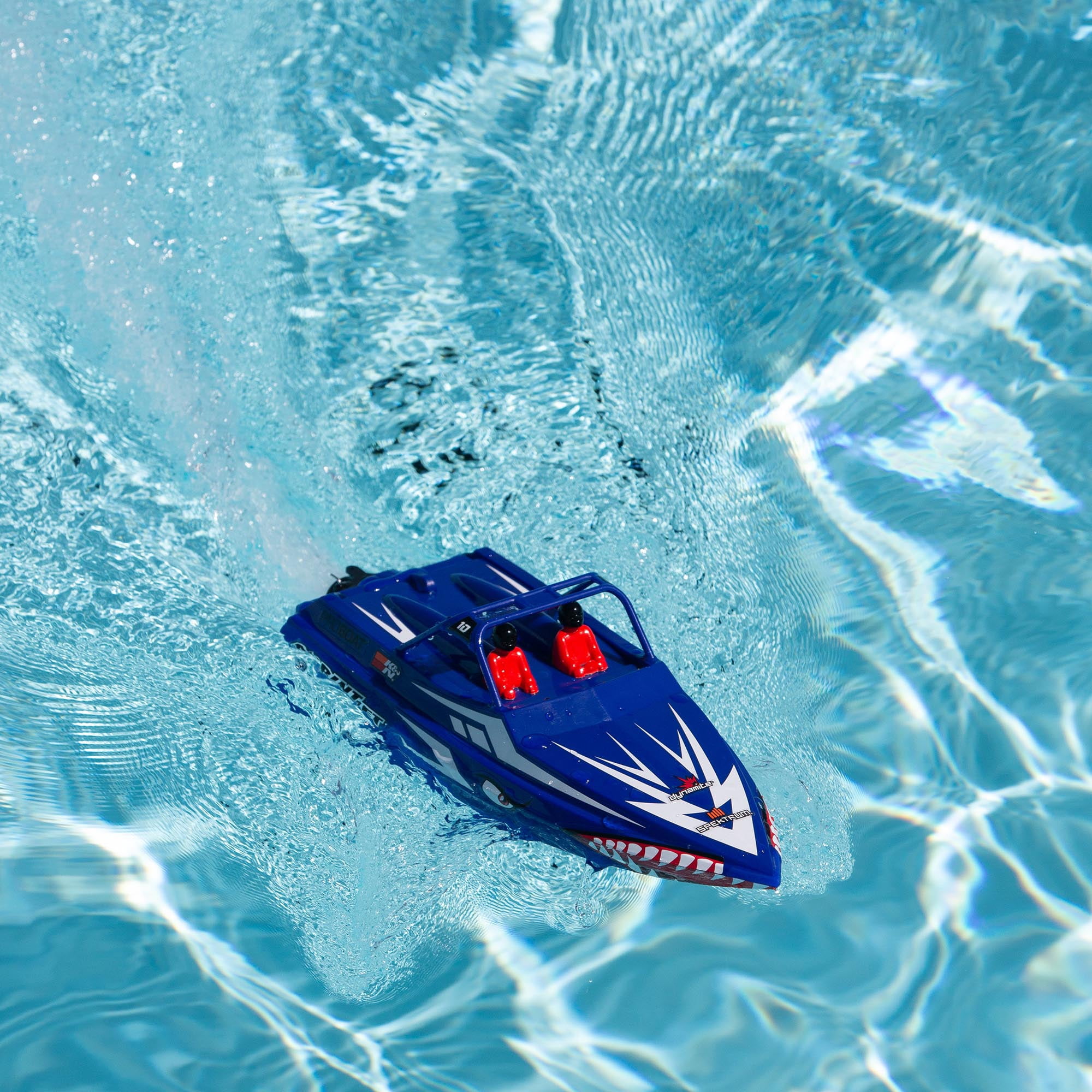 Pro Boat Sprintjet 9" Self-Righting Deep-V Jet Boat Brushed RTR Ready to Run Blue PRB08045T2 Boats RTR Electric